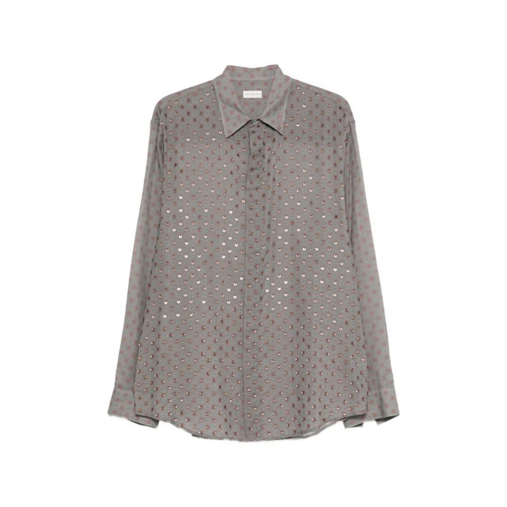 Dries Van Noten Blue Shirts Men